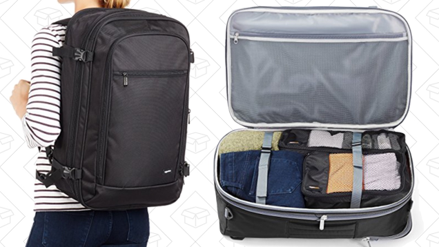 AmazonBasics Carry-On Travel Backpack | $36 | Amazon